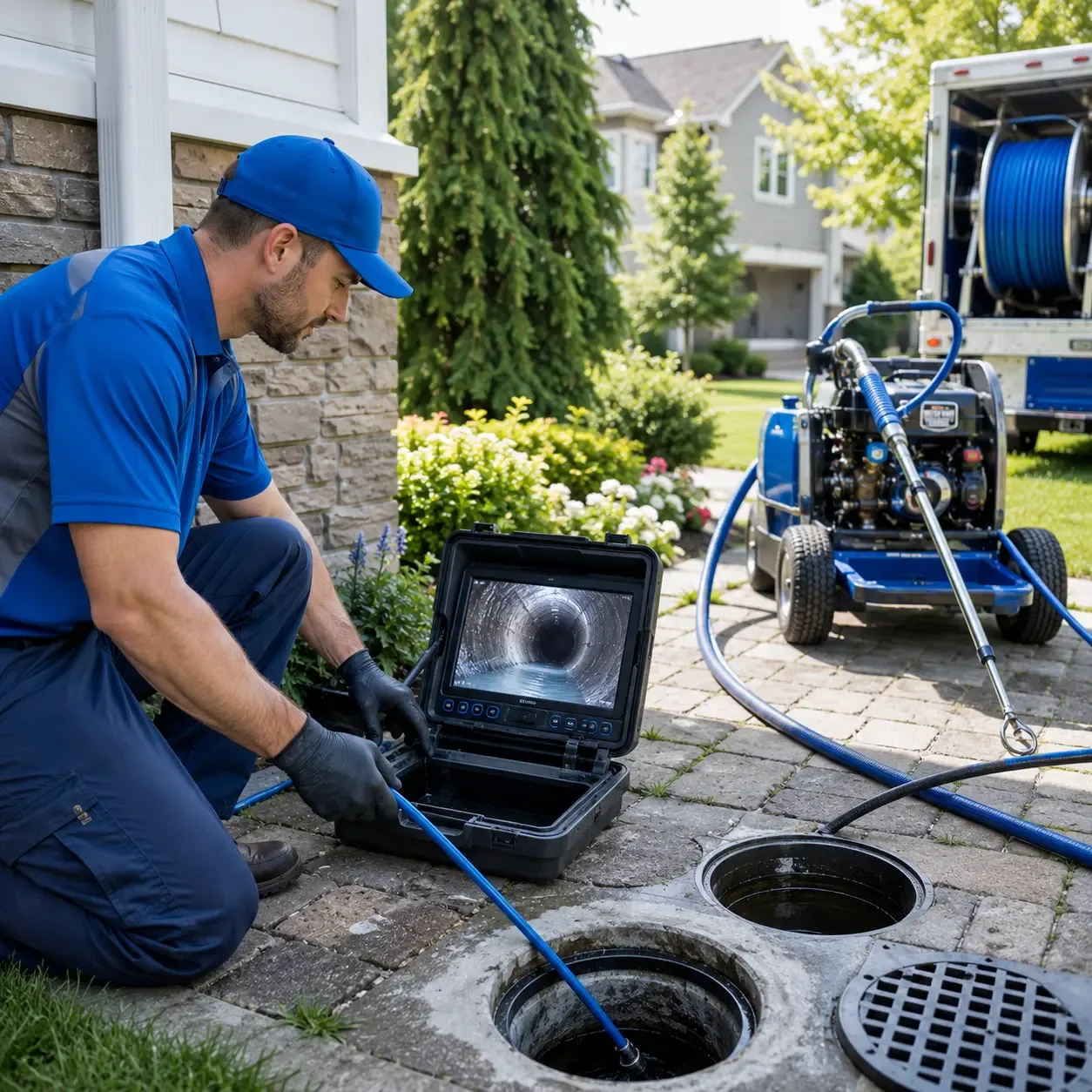 Outdoor drain cleaning professionals serving Vanndale, AR